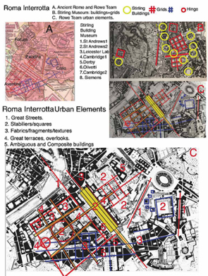 Collage 21 Roma interrotta Rowe Stirling